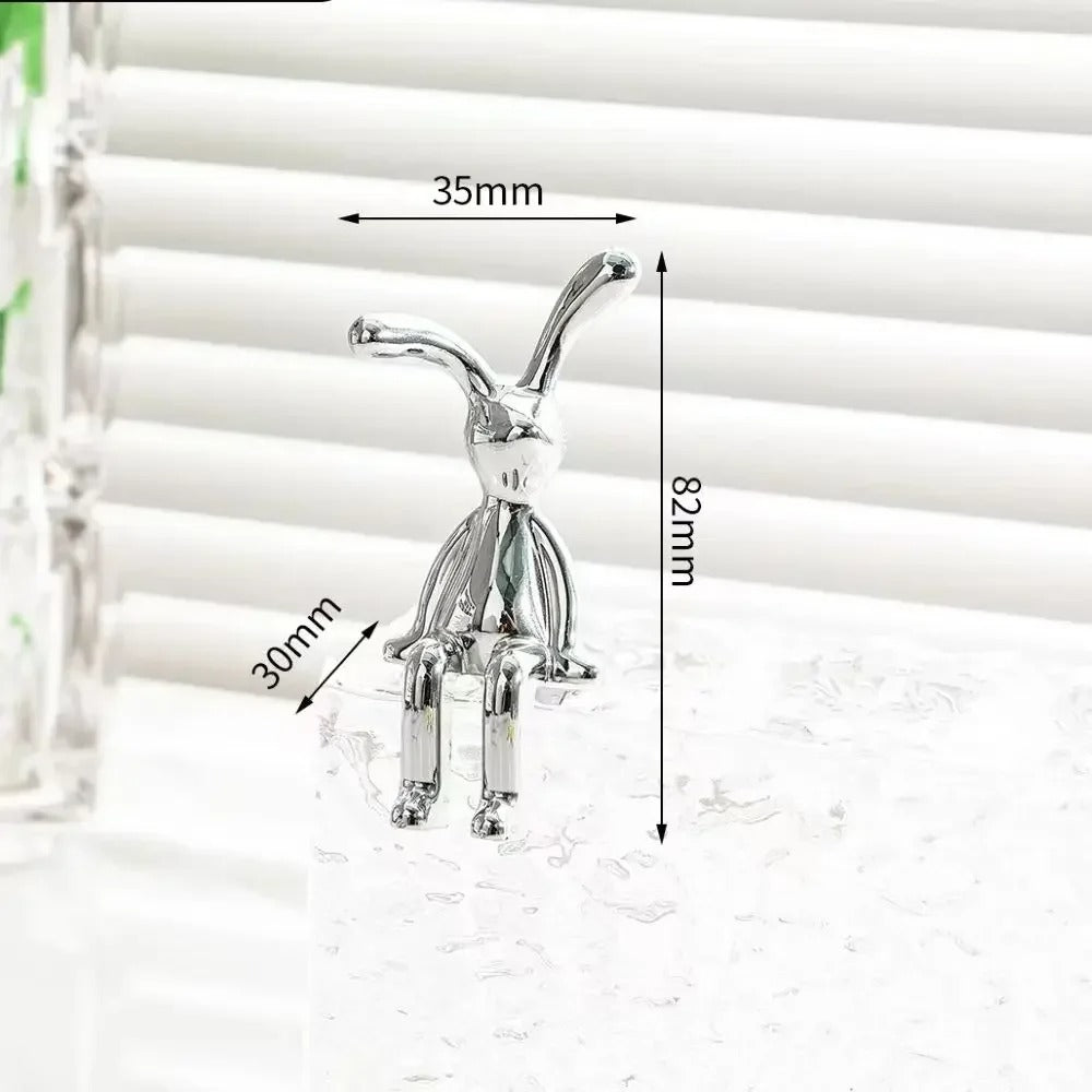 Décoration - CarToonCharm™ - Argent S - Atmosphère Auto
